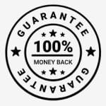 Money back guarantee logo.